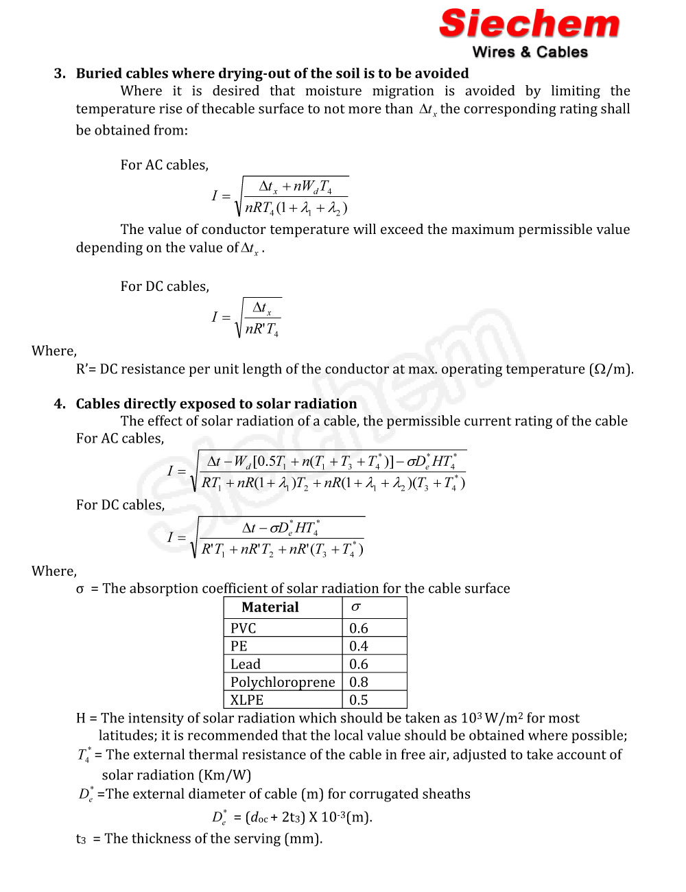 Current Carrying Capacity Calculation — page 3