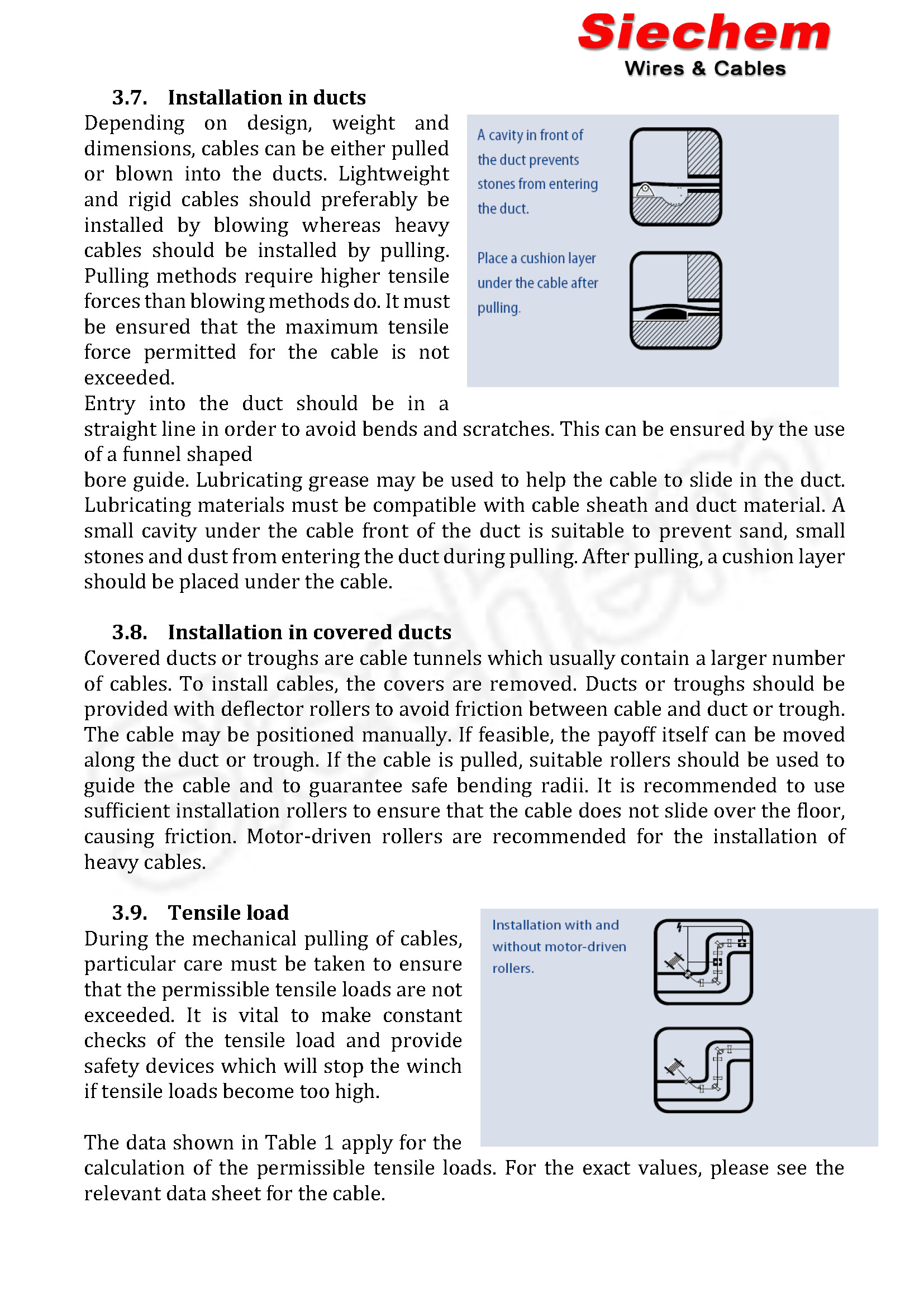 Cable Installation Procedure — page 8
